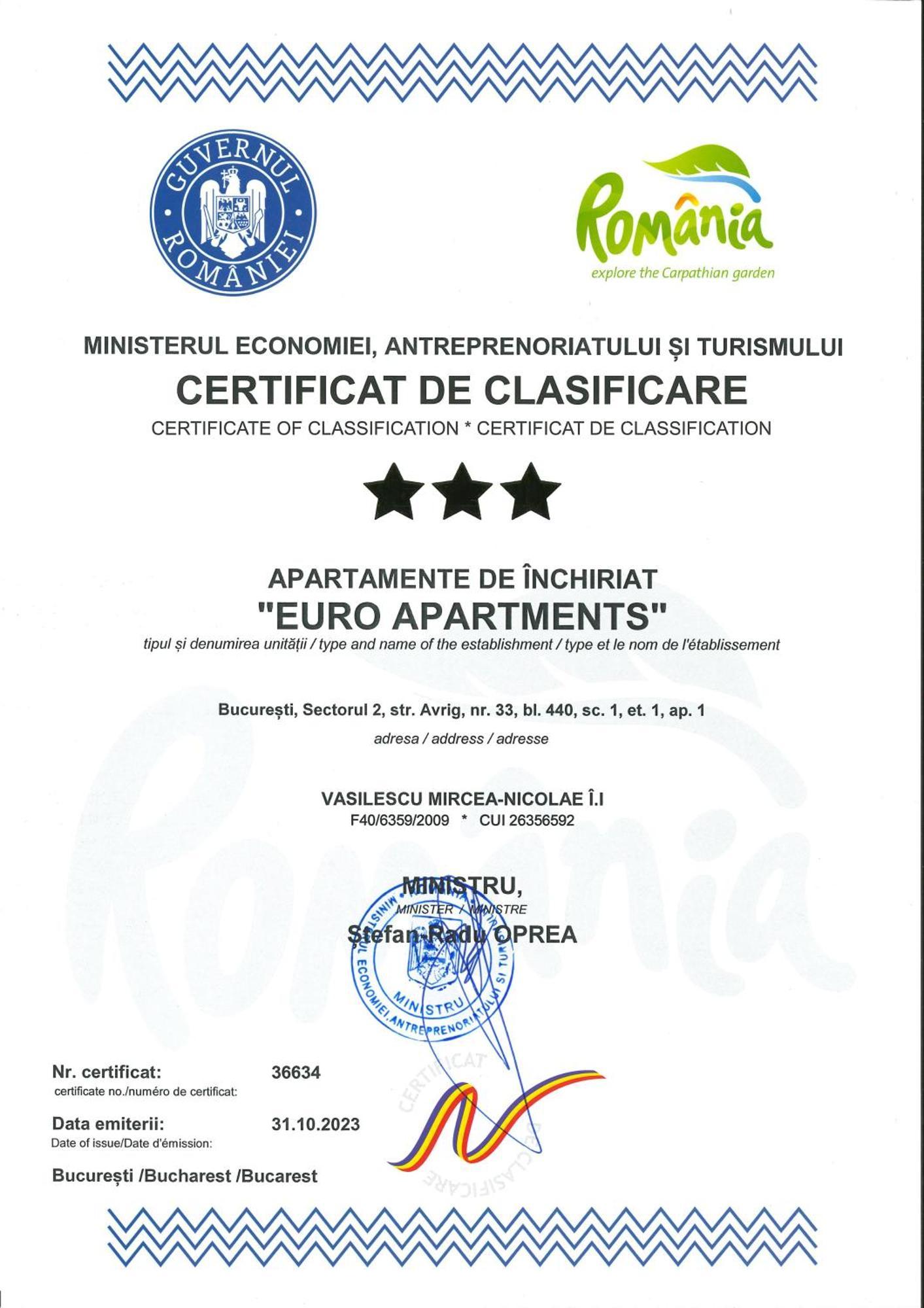 Euro Apartment Bucharest Luaran gambar